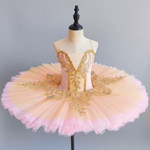 Váy tutu múa ba lê chuyên nghiệp cho trẻ em, trang phục múa ba lê Eskirada, quần áo múa bụng cho bé gái, trang phục biểu diễn sân khấu có vòng - Product Image 6