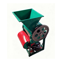 Machine à décortiquer les graines de ricin conviviale pour les utilisateurs, avec panneau de commande simple et engrenages, idéale pour les ateliers ruraux nouvellement installés
