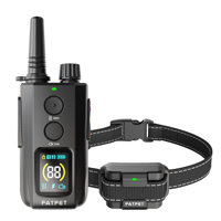 Starkes Elektronisches Anti-Bell-Halsband mit Anpassbarer Fernbedienung, Wiederaufladbar, 600FT Reichweite, Hundetrainingsprodukt