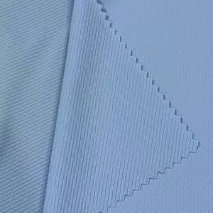 Tissu de <span class=keywords><strong>sport</strong></span> en nylon écologique de 170 g/m², 67 pouces, directement de l'usine, tricoté, respirant, 81 % nylon, 19 % élasthanne, jacquard, pour <span class=keywords><strong>t</strong></span>-<span class=keywords><strong>shirt</strong></span> et robe - Product Image 4