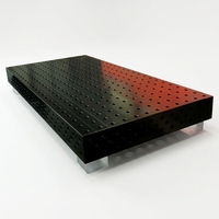 Table de serrage 3D nitrurée, système de fixation modulaire pour soudage, en fonte, avec trous de 28 mm et grille de 100 mm, capacité de charge de 5 tonnes