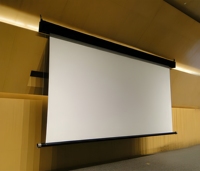 Écran de projection portable 100/72 pouces, matériau blanc souple, projection avant et arrière, fabriqué en plastique durable