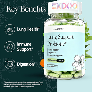 Groothandel Volwassen Probiotische Superfood Long Detox Reinigings Capsules Voor Ademhalingsgezondheid Ondersteuning Slijmverlichting Natuurlijk - Product Image 2