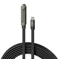 Câble USB-C 240W à charge rapide avec support de téléphone pour iPhone 15, 17, tablette et jeux – Prix usine