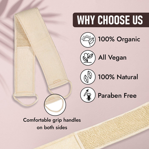 Exfoliating Bath Ramie Sponge Belt Shower Back Scrubbing Dead Skin Strap - Product Image 5