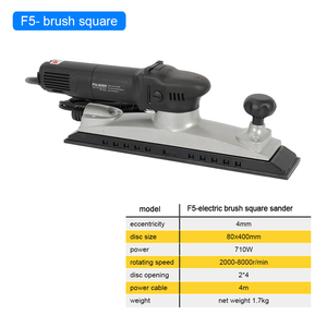 Lijadora <span class=keywords><strong>Orbital</strong></span> Aleatoria Eléctrica Excéntrica Sin Polvo de 80*400 mm, 220V, 710W, para Lijado y Pulido de Madera y Automóviles - Product Image 3