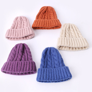 Fashion Design Winter Fluffy Fur <strong>Pom</strong> <strong>Pom</strong> <strong>Beanie</strong> Hat Women's Warm Knitted Common Beach &amp; Business Use - Product Image 4