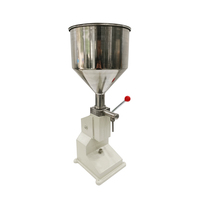 Remplisseuse à piston pneumatique semi-automatique A03, petite machine de remplissage de liquides
