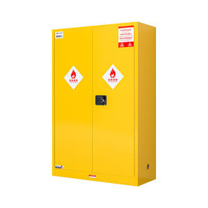 Armoire antidéflagrante ignifuge de sécurité de marchandises dangereuses de produits chimiques liquides combustibles de double porte industrielle en gros - Product Image 5