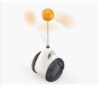 Jouet interactif pour chat, écologique, luxueux et moderne, avec boule et bâton, design à roulettes coulissantes, jouet amusant pour chats