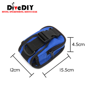 Bolsa de peso para buceo de descarga rápida de <span class=keywords><strong>5</strong></span> libras para pesca submarina y apnea, bolsillo de peso desmontable para BCD con anillo en D y correa ajustable - Product Image 6
