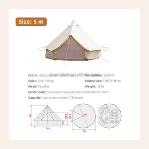 Tenda mewah luar ruangan 5m, tenda Kemah mewah, luar ruangan, tenda India - Product Image 6