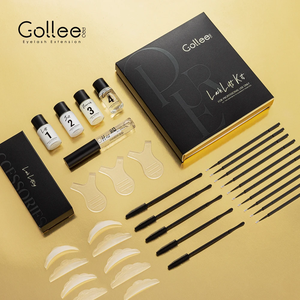 Kit Gollee <span class=keywords><strong>para</strong></span> <span class=keywords><strong>Lifting</strong></span> <span class=keywords><strong>de</strong></span> <span class=keywords><strong>Pestañas</strong></span> y Cejas con Loción, Gel, Bálsamo y Crema, Tinte Personalizado Semipermanente, DIY en Casa, Negro - Product Image 2