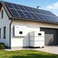 Sistema Solar Híbrido Growatt de 15kW, Paneles de 630W, Batería de 32.25kWh, Kit Completo a Prueba de Cortes de Energía para el Hogar