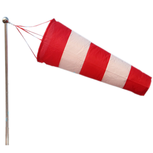 <strong>Custom</strong> Airport Windsocks Airport Water-proof <strong>Flag</strong> White+<strong>red</strong> Color Windsocks Polyester - Product Image 5