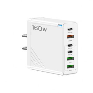 New Fast Charging Wall PC+ABS Fire Retardant Material QC3.0 3USB 3PD <b>UK</b> US EU CE Mobile Phone Charger for iPhone - Product Image 5
