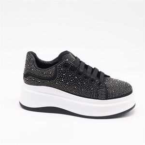 Nuevas zapatillas deportivas de lujo para mujer, de alta calidad, con diseño que aumenta la altura, suela gruesa, estilo casual. - Product Image 1