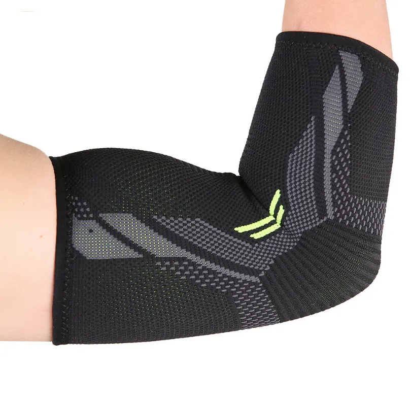 テニス肘用の調整可能な弾性包帯を備えた腱炎の痛みの肘スリーブのOEM弾性肘装具サポート