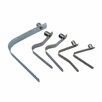 Verrouillage réglable à ressort Push Squeeze en forme de V simple Double boutons pour pôle de retenue randonnée Trekking pôle connecteur