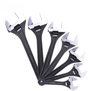 Juego de llaves ajustables <span class=keywords><strong>RUBICON</strong></span>, mango <span class=keywords><strong>corto</strong></span>, mandíbula grande ultrafina, acero CR-V, herramientas manuales profesionales para reparación de plomería - Product Image 5