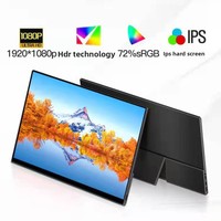 Moniteur portable personnalisé de 16 pouces 4K IPS OLED Type C avec contrôle tactile pour PC, smartphone, écran secondaire tactile