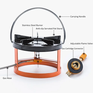 Estufa de Gas para acampar, estufa de cocina portátil para exteriores, quemador de Gas, cocina móvil para acampar, senderismo, mochilero, estufa de Gas para Picnic - Product Image 2