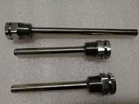 Thermowell Baja Tahan Karat 304 Tekanan Tinggi 1/2 NPT dengan Permukaan Halus dan Sambungan Reducing Female/Male