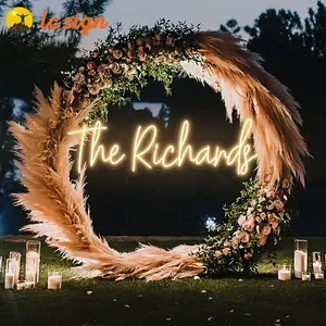 Decorative Led Signs Hot Beautiful Romantic Custom Led Neon Light Sign Custom Neon SIgn For Wedding Decoration