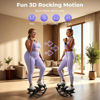 Appareil de fitness portable RS Indoor Step Rocker pour entraînement aérobie, équipement de fitness Rock Stepper, machine d'exercice à domicile