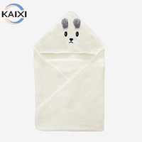 Kids Hooded Bath Towel, Cute Animal Poncho Towel Absorbent Wrap for Toddler Shower