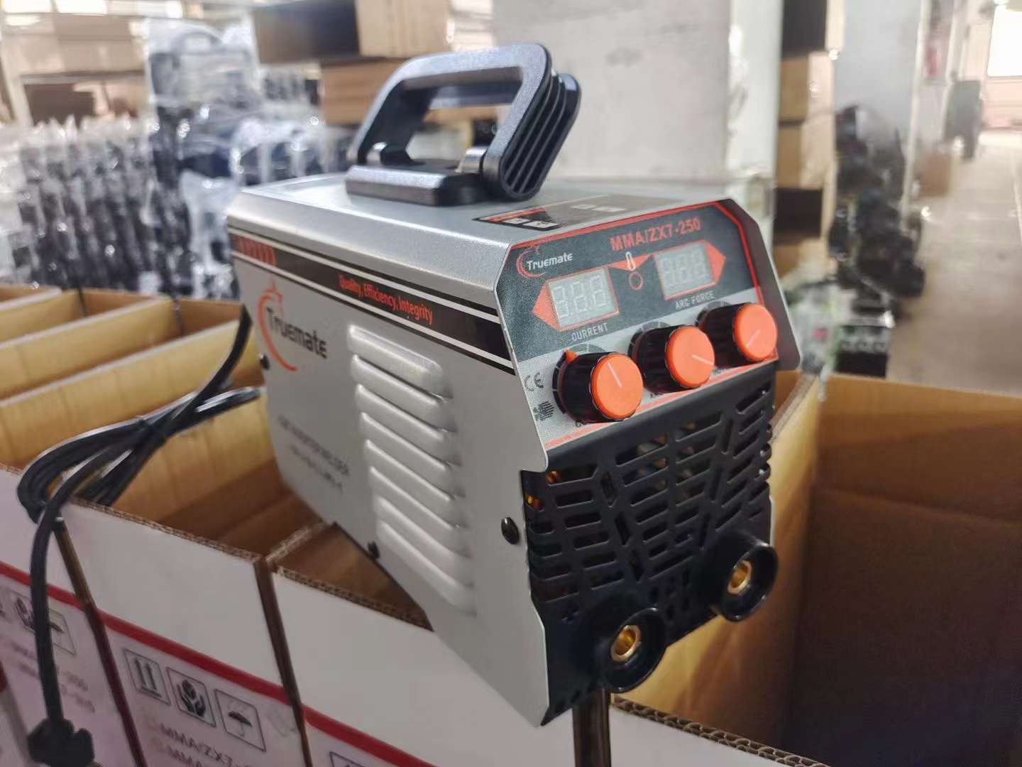 MMA/ZX7-250 Portable Arc Welder – Dual USB Display Welding Machine