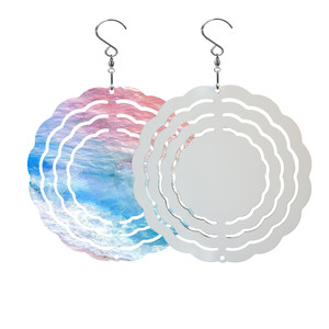 Venta al por mayor de bases para sublimación de molinillos de viento DIY de 3 pulgadas para decoración de jardín, molinillos de viento de 4 pulgadas - Product Image 2