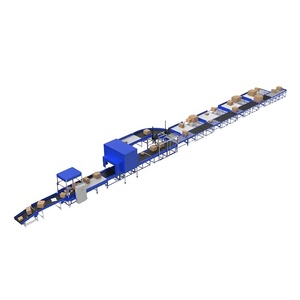 Machine de tri de colis intelligente industrielle avec convoyeur à bande à vitesse réglable et trieuse à roues équilibrées pour entrepôt logistique - Product Image 2