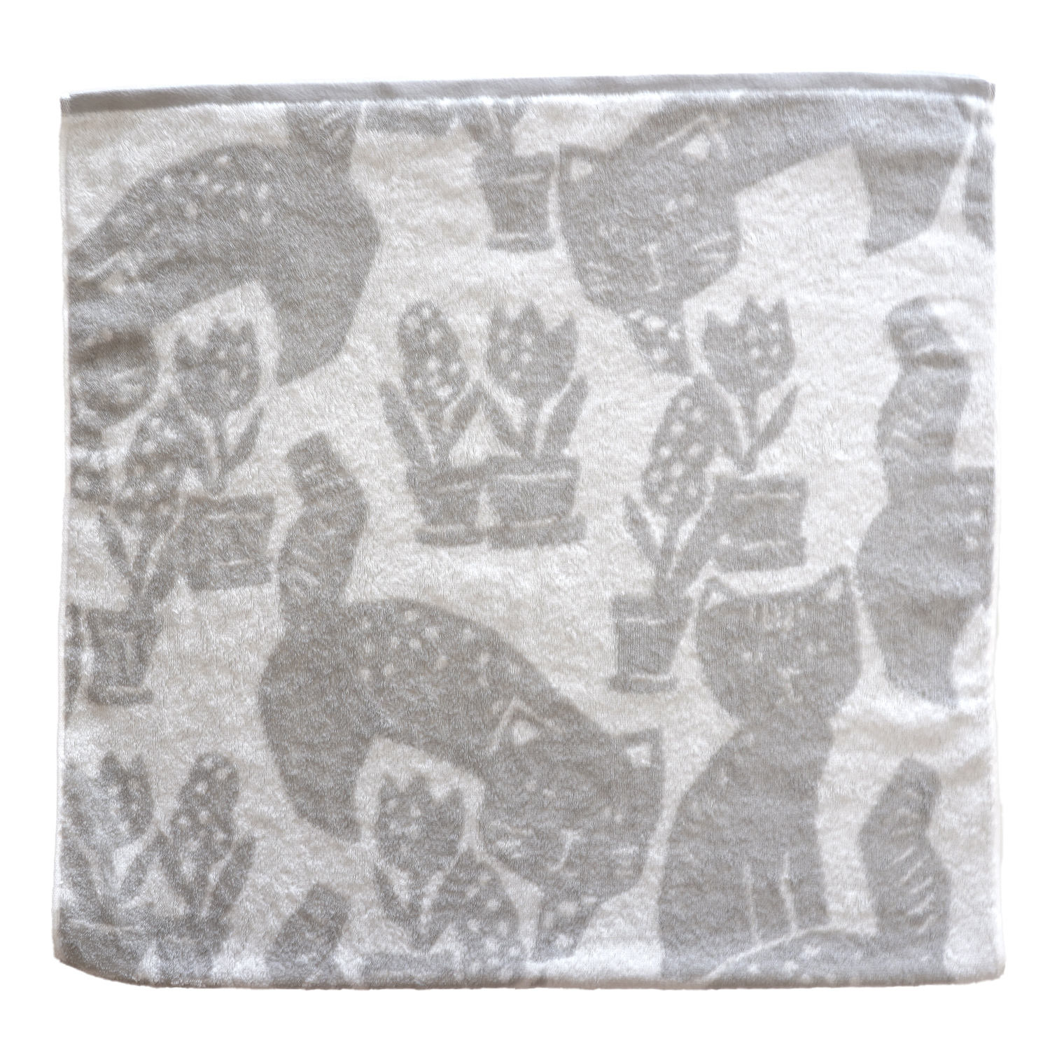 Towel_Cat ใบหน้า (สีเทา)