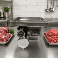 Cuisine commerciale 150kg Hachoir À Viande Trancheuse Broyeur Machine Nouvelle Condition Automatique Électrique Broyeur De Nourriture et Hachoirs À Viande