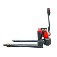 Chariot élévateur à palettes portable 2T 800 mm Batterie au lithium 24V20AH Chariot élévateur à fourche Pompe double Empileur