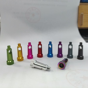 34/40/44/46/48/60/64/80MM tige en alliage vélo F/V Presta Tubeless pneu Valve vélo de <span class=keywords><strong>route</strong></span> vtt alliage Valve tour capuchon - Product Image 2