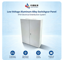 Armoire de commande de pompe solaire en alliage d'aluminium IP54, panneau de commutation basse tension, système de distribution étanche