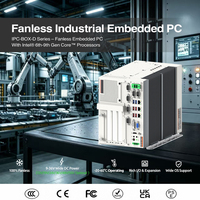 Solution informatique industrielle WiFi 5G Boîtier intégré sur rail DIN PC d'automatisation sans ventilateur