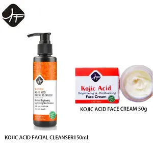 2022 New Private Label Personal face wash Reduce Dark Spots Skin Brightening Whitening Facial OIL KOJIC Acid facial cleanser