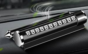 LOGO personnalisé marteau de sécurité de <span class=keywords><strong>voiture</strong></span> panneau de stationnement temporaire plaque de numéro de téléphone mobile - Product Image 6