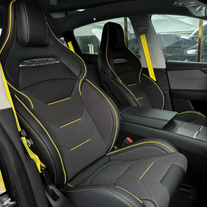 Asiento Deportivo Ventilado 2026 para Tesla Model 3 Y 2016-2026, Cojín para <span class=keywords><strong>los</strong></span> Dos Asientos Delanteros, Funda para el Asiento Trasero, Estilo Model 3 Performance - Product Image 4