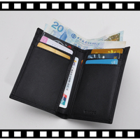 Portefeuille de luxe en cuir de qualité supérieure pour hommes, porte-cartes de crédit, mini portefeuilles pour hommes