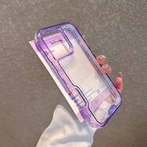 Coque intégrale antichoc 360° de haute qualité en PC+TPU transparente avec cordon motif vague <span class=keywords><strong>d</strong></span>'<span class=keywords><strong>eau</strong></span>, design sportif anti-chute 3-en-1 pour 16 Pro Max - Product Image 1