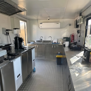 Remorque alimentaire mobile d'<span class=keywords><strong>extérieur</strong></span> OEM, chariot de restauration personnalisé, camion de cuisine mobile remorquable pour les entreprises - Product Image 4