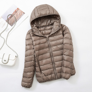 Veste bouffante à capuche décontractée pour femmes à la mode Light Jack Packable Plus Size Veste en <span class=keywords><strong>duvet</strong></span> pour femmes - Product Image 6