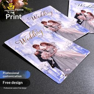 Biglietti d'Auguri e Inviti Matrimoniali Personalizzati di Alta Qualità, Stampa Offset su Carta Patinata, Modello 151 Lettere d'Invito - Product Image 4