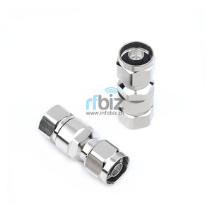 Connecteur mâle en laiton de type N à faible indice de pollution PIM, plaqué nickel, contact central doré, isolateur PTFE, pince de fixation, 1/2 pouce, pour câble coaxial super flexible en mousse - Product Image 4