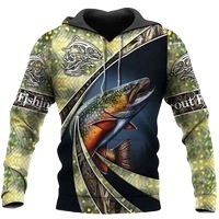 100% Cotton Full Zipper Christmas Sweater <strong>Jumper</strong> Custom Cheap Moq 1 Unisex Double Lined <strong>Fishing</strong> Hoodies - Product Image 4