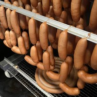 Machine à fumer électrique en acier inoxydable pour viande, saucisses, poisson, poulet avec contrôle de la température
